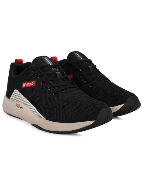 TOLL Black Men's Running Shoes